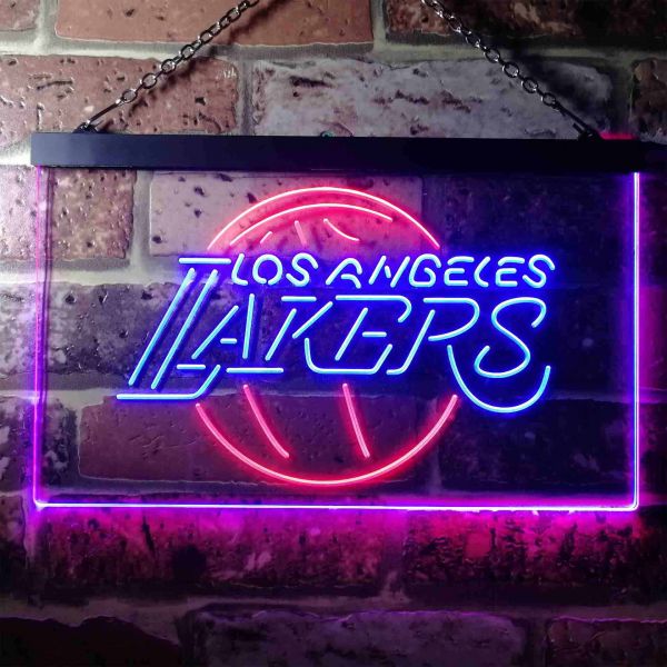 Los Angeles Lakers Logo Neon Dual LED Sign